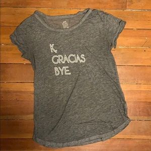 Aerie K, Gracias Bye. Real Soft Tee